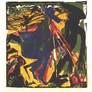 Ernst Ludwig Kirchner Schlemihls entcounter with the shadow Sweden oil painting artist